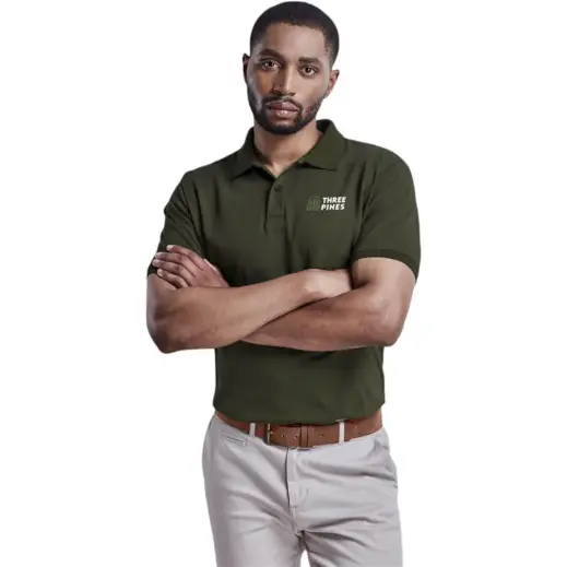 Mens Houston Stretch Golf Shirt Model